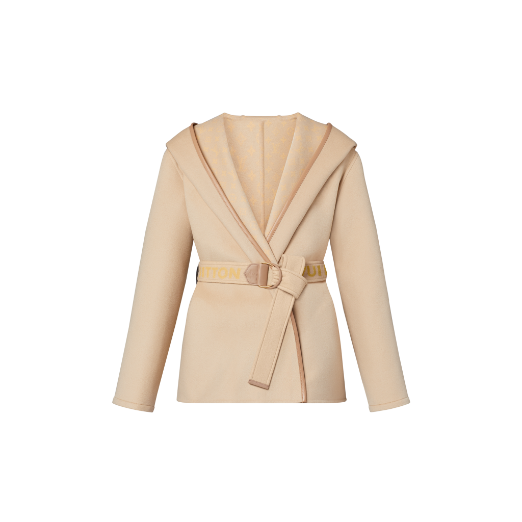 Louis Vuitton Signature Double Face Short Wrap Coat